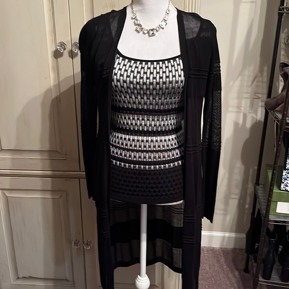White House Black Market Long Sweater Cardigan